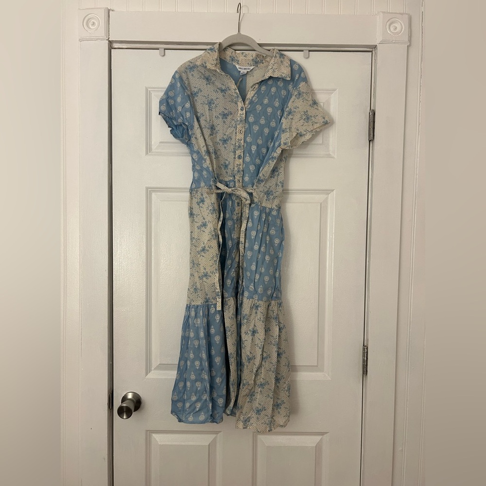 Block print dress 
April Cornell
NWT
Coastal granddaughter cottage core